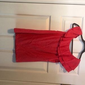 Lily Pulitzer Large Pink Off shoulder top